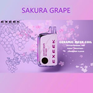 EK 15000 SAKURA GRAPE flavor High-capacity disposable vape