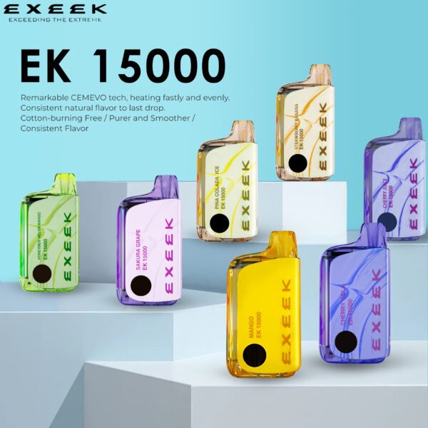 EK 15000 CHERRY JUICE flavor High-capacity disposable vape - Image 2